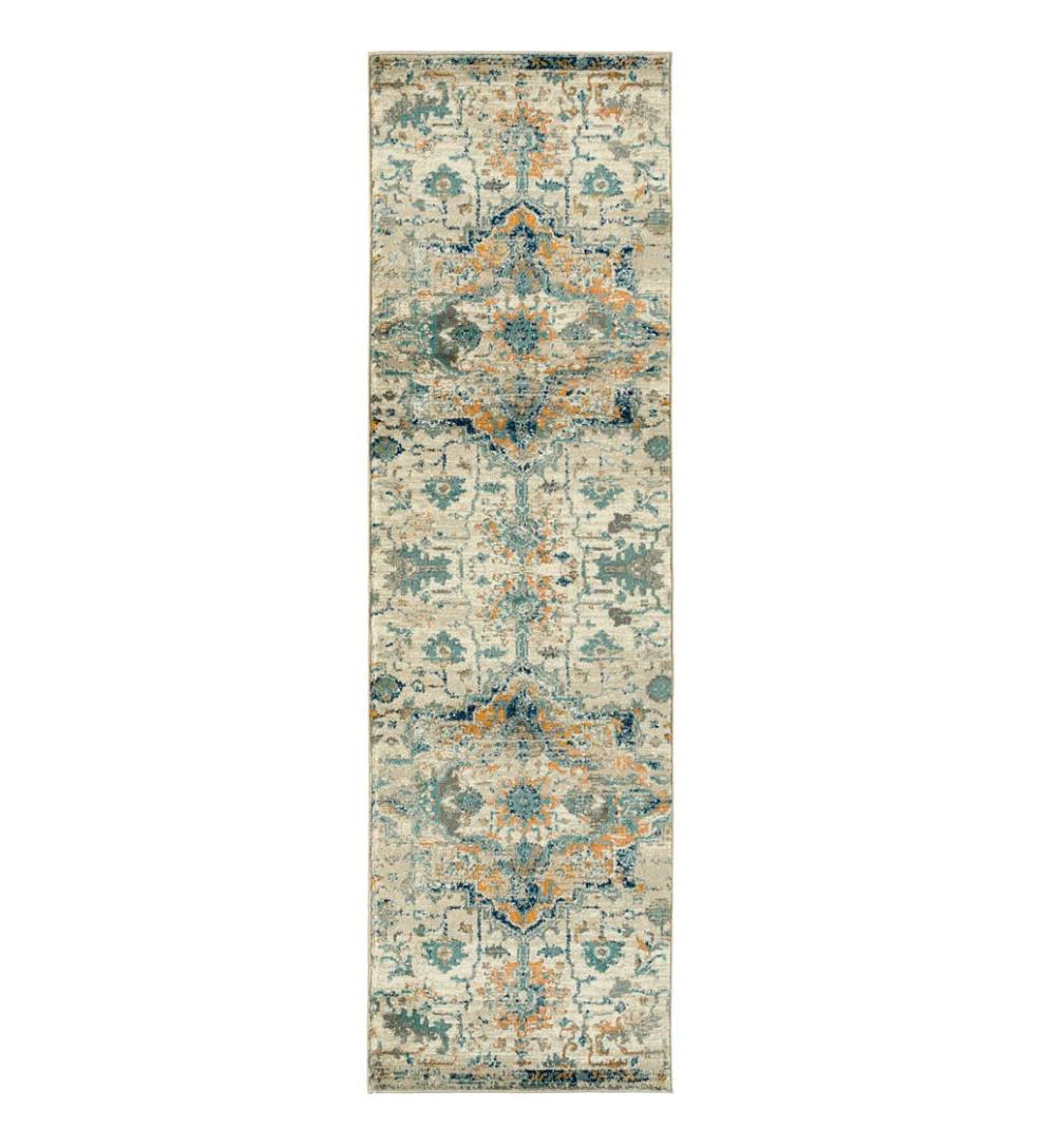 Plow &amp; Hearth Area Rugs | Indoor Living Springfield Panel Polyester Area Rug