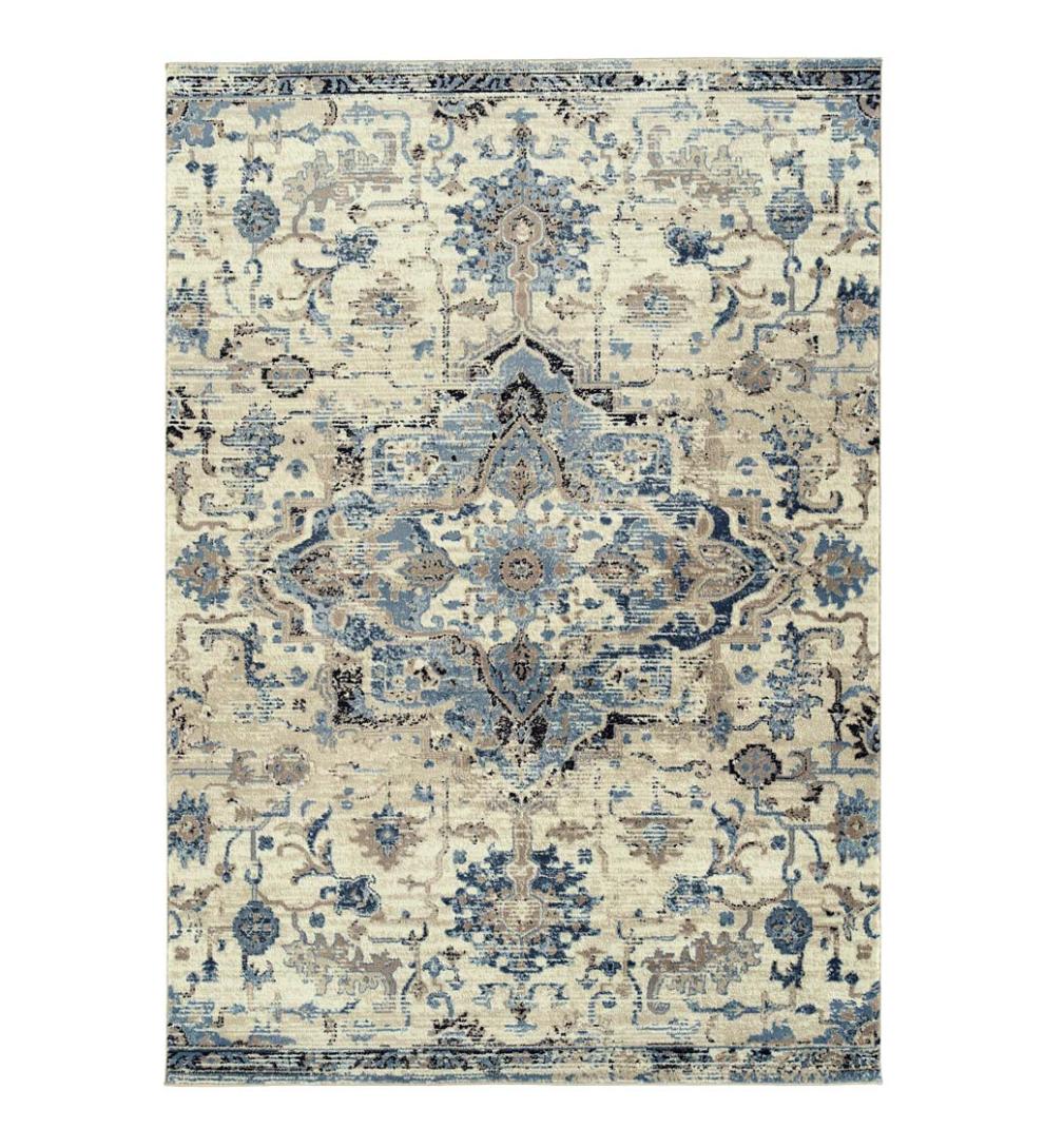 Plow &amp; Hearth Area Rugs | Indoor Living Springfield Panel Polyester Area Rug