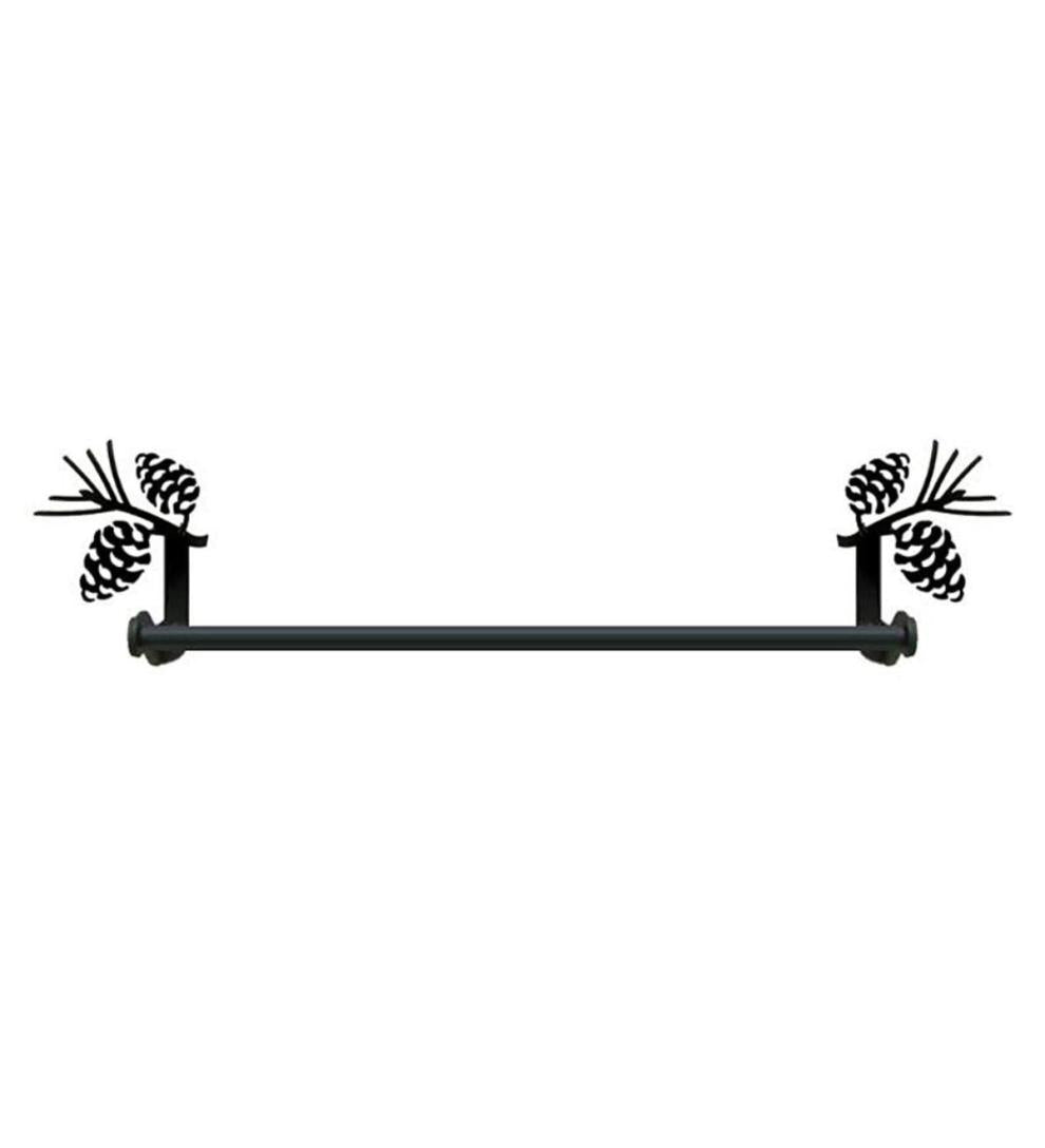 Plow &amp; Hearth Bath Accessories | Indoor Living Usa-Made Wrought Iron Decorative Towel Bars
