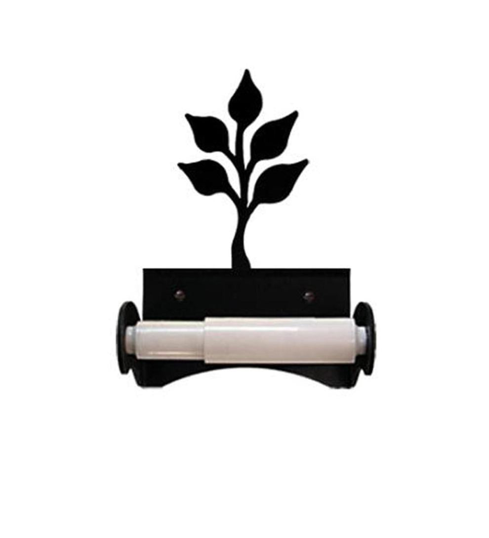 Plow &amp; Hearth Bath Accessories | Indoor Living Usa-Made Wrought Iron Roller-Style Toilet Paper Holder - Bear