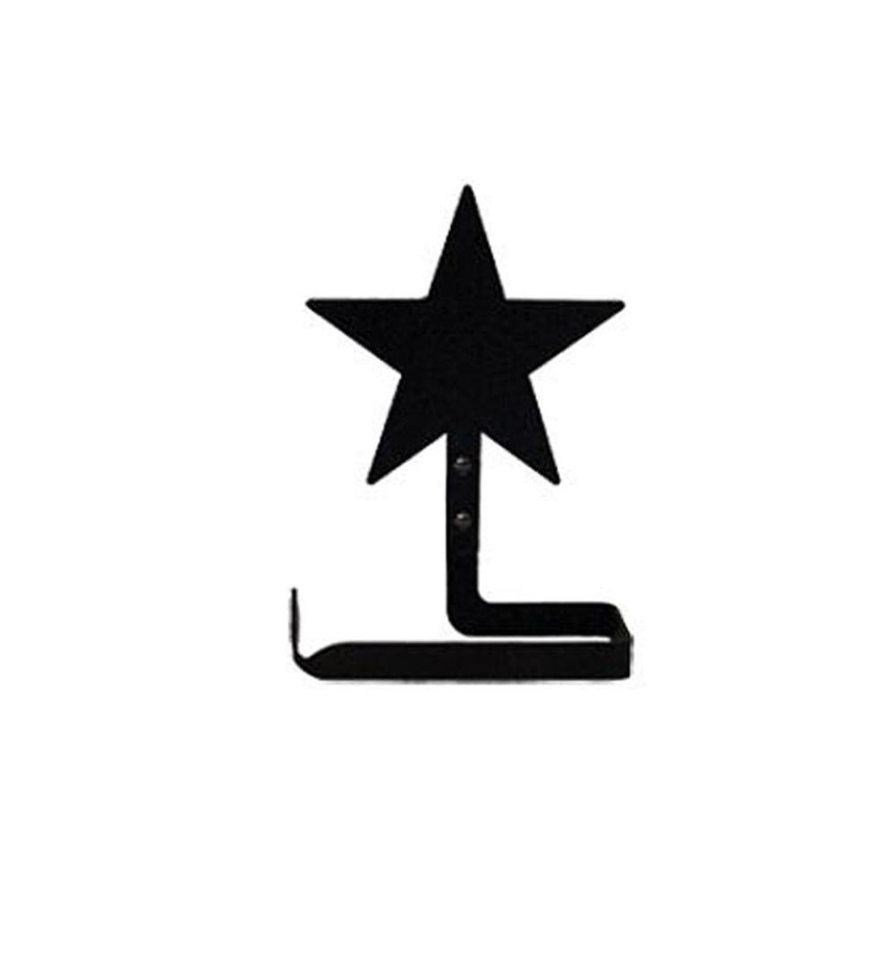 Plow &amp; Hearth Bath Accessories | Indoor Living Usa-Made Wrought Iron Traditional Toilet Paper Holder - Bear