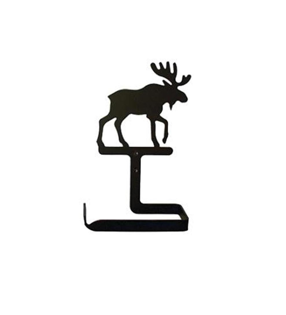 Plow &amp; Hearth Bath Accessories | Indoor Living Usa-Made Wrought Iron Traditional Toilet Paper Holder - Bear