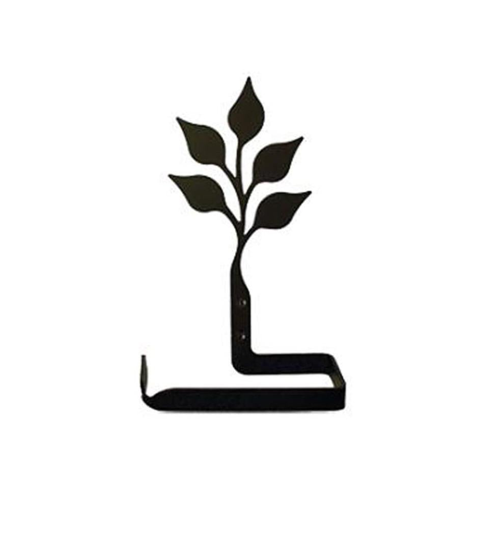 Plow &amp; Hearth Bath Accessories | Indoor Living Usa-Made Wrought Iron Traditional Toilet Paper Holder - Bear