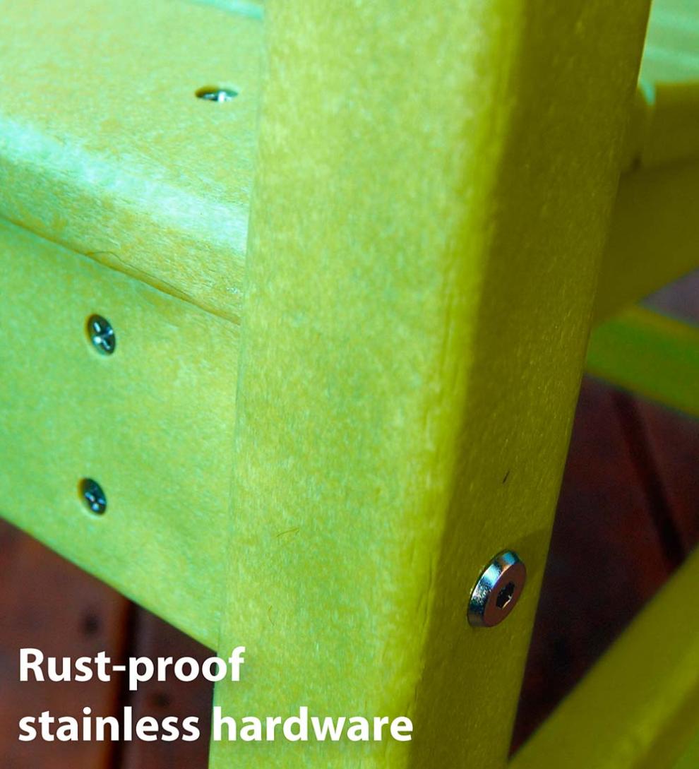 Plow &amp; Hearth Benches &amp; Chairs | Outdoor Living Polywood® Outdoor Rocker And Side Table