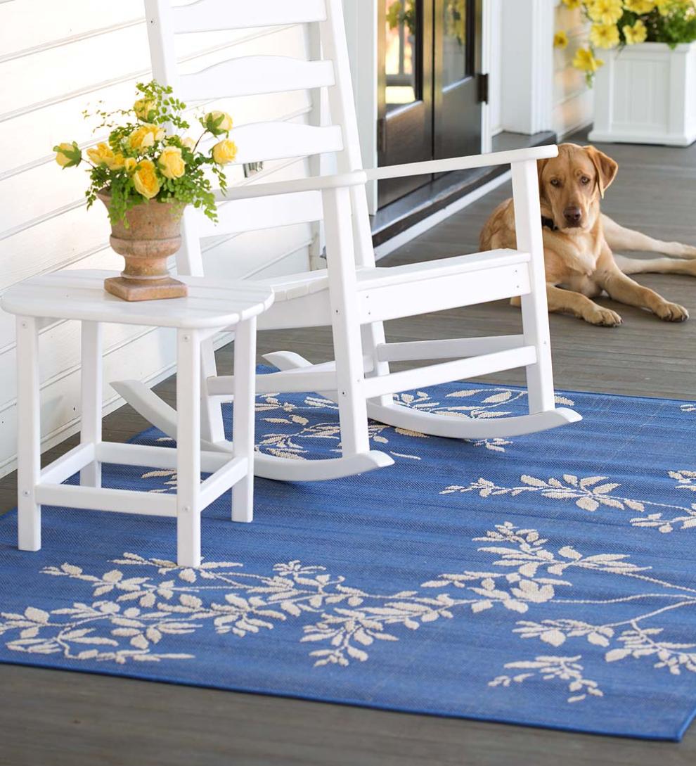 Plow &amp; Hearth Benches &amp; Chairs | Outdoor Living Polywood® Outdoor Rocker And Side Table