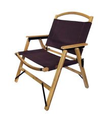 Plow &amp; Hearth Benches &amp; Chairs | Outdoor Living Retro Bamboo Folding Camp Chair - Bamboo