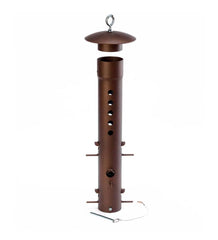 Plow &amp; Hearth Bird Feeders | Yard &amp; Garden Heavy-Duty Metal Bear-Proof Hanging Bird Feeder