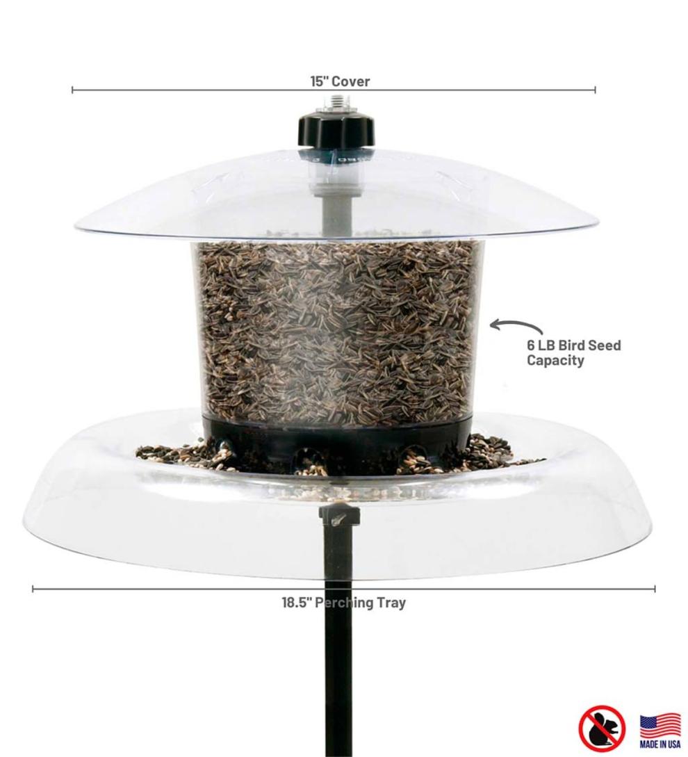 Plow &amp; Hearth Bird Feeders | Yard &amp; Garden Jagunda Squirrel Proof Feeder