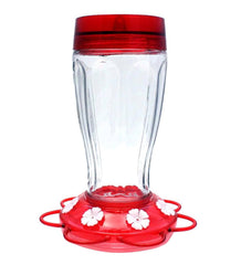 Plow &amp; Hearth Bird Feeders | Yard &amp; Garden Jumbo 40-Ounce Hanging Hummingbird Feeder