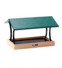 Plow &amp; Hearth Bird Feeders | Yard &amp; Garden Large Poly-Lumber Fly-Through Bird Feeder