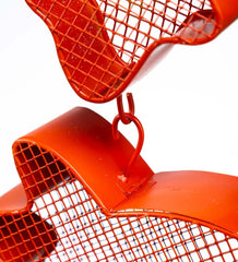 Plow &amp; Hearth Bird Feeders | Yard &amp; Garden Mesh Leaves Buffet Bird Feeder