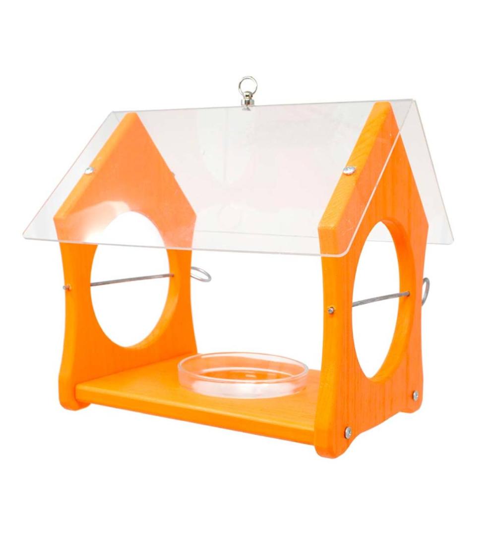 Plow &amp; Hearth Bird Feeders | Yard &amp; Garden Oriole Bistro Hanging Bird Feeder