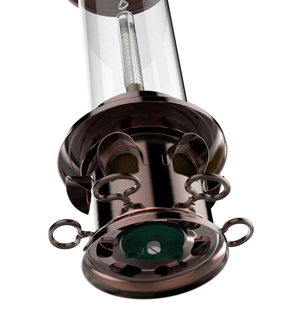 Plow &amp; Hearth Bird Feeders | Yard &amp; Garden Squirrel-X5 Squirrel-Resistant Hanging Bird Feeder