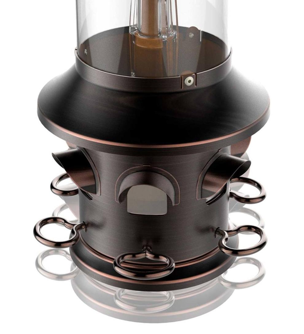 Plow &amp; Hearth Bird Feeders | Yard &amp; Garden Squirrel-X5 Squirrel-Resistant Hanging Bird Feeder