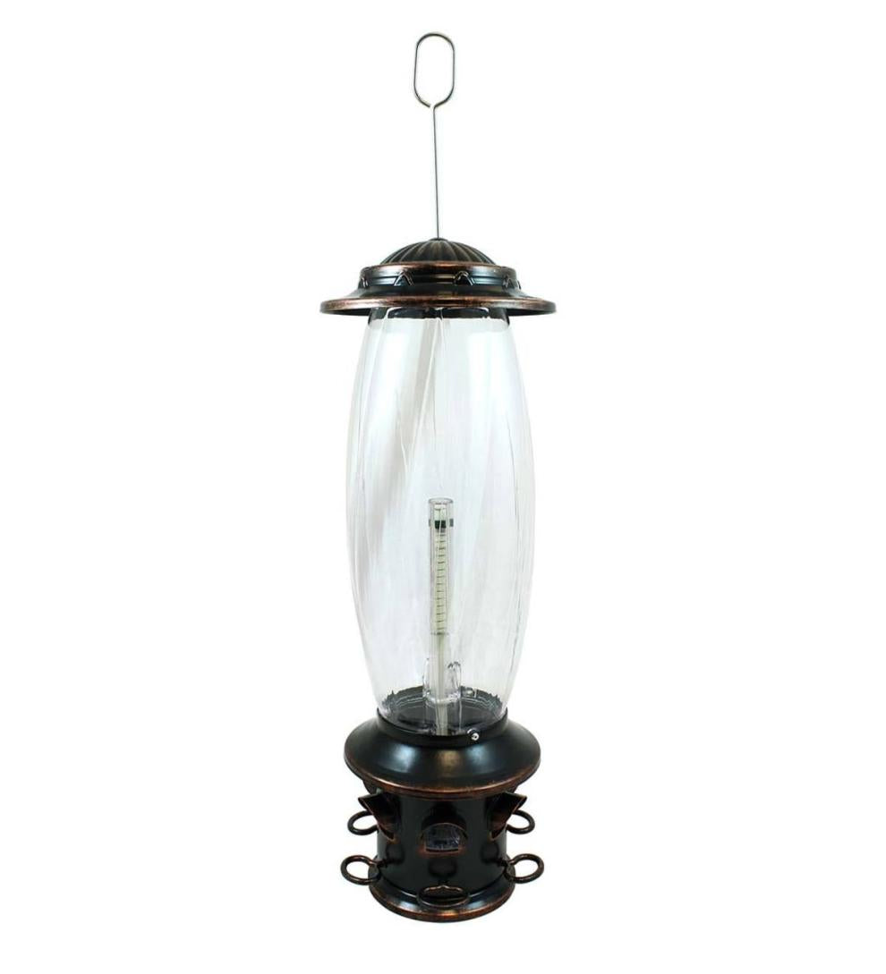 Plow &amp; Hearth Bird Feeders | Yard &amp; Garden Squirrel-X6 Squirrel-Resistant Hanging Bird Feeder