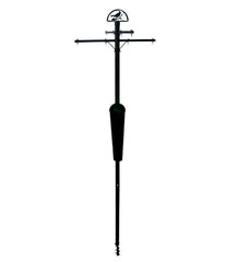 Plow &amp; Hearth Bird Feeders | Yard &amp; Garden Weather-Resistant Squirrel Stopper Bird Feeder Display And Plant Stand - Black