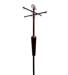 Plow &amp; Hearth Bird Feeders | Yard &amp; Garden Weather-Resistant Squirrel Stopper Bird Feeder Display And Plant Stand - Black