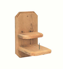 Plow &amp; Hearth Bird Feeders | Yard &amp; Garden Wooden Single-Cob Squirrel Feeder