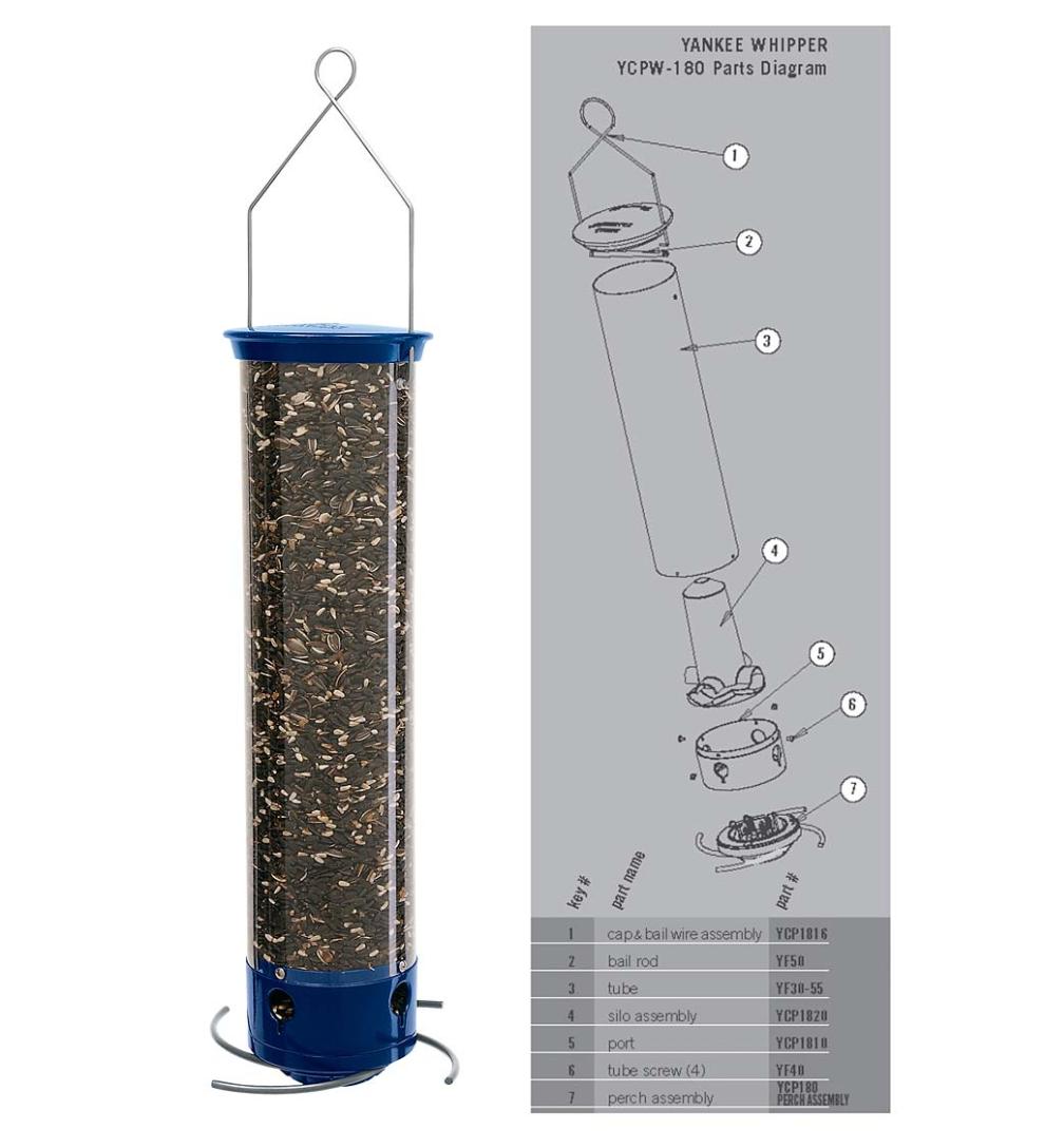 Plow &amp; Hearth Bird Feeders | Yard &amp; Garden Yankee Whipper Squirrel Proof Bird Feeder
