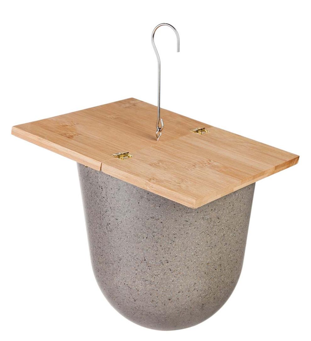 Plow &amp; Hearth Birdhouses | Yard &amp; Garden Full Circle Eco Conscious Hanging Bird House With Wildflower Decal