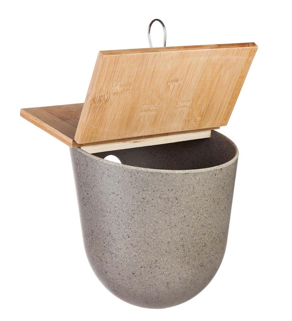 Plow &amp; Hearth Birdhouses | Yard &amp; Garden Full Circle Eco Conscious Hanging Bird House With Wildflower Decal