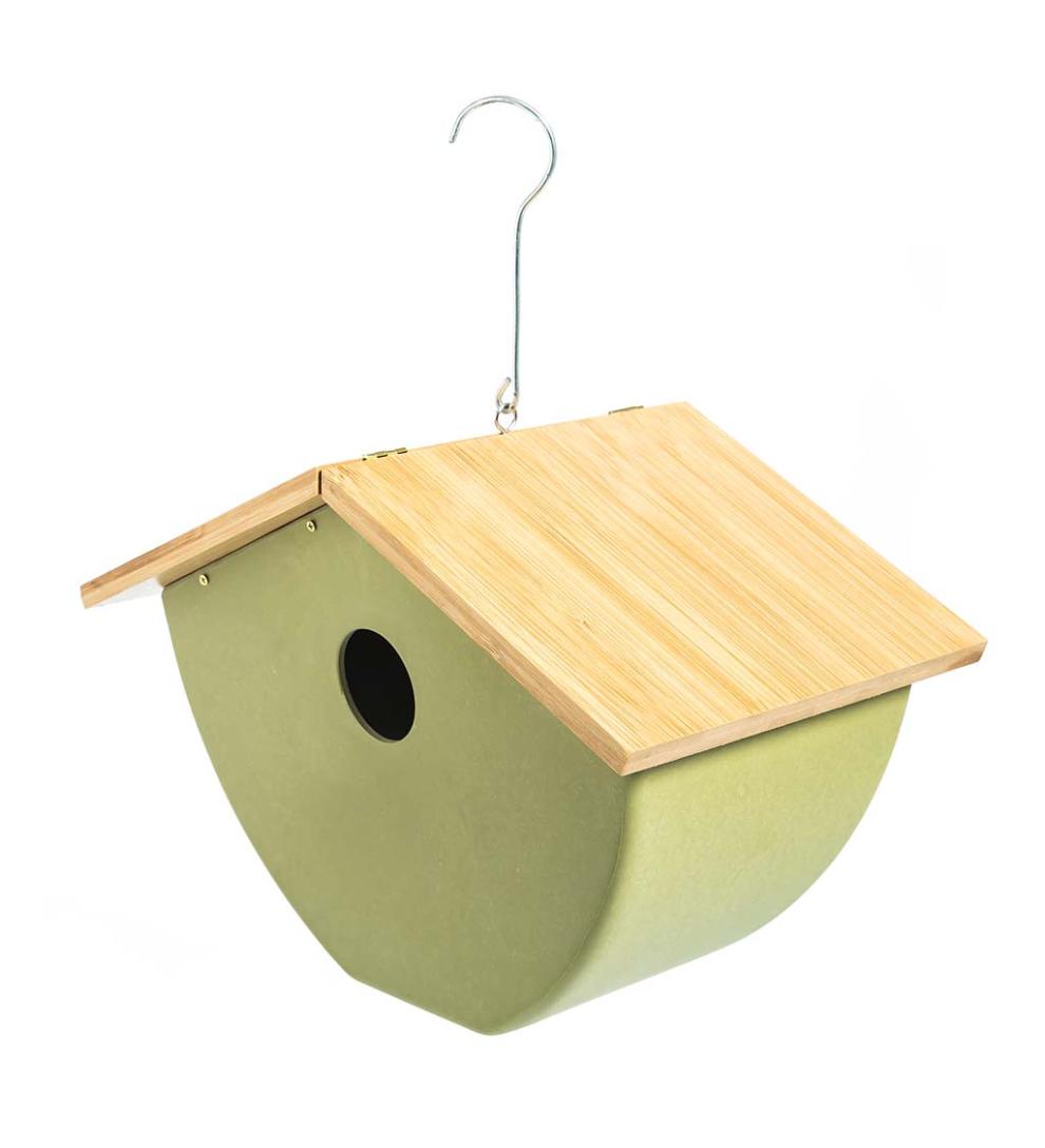 Plow &amp; Hearth Birdhouses | Yard &amp; Garden Full Circle Eco Conscious Hanging Bird House