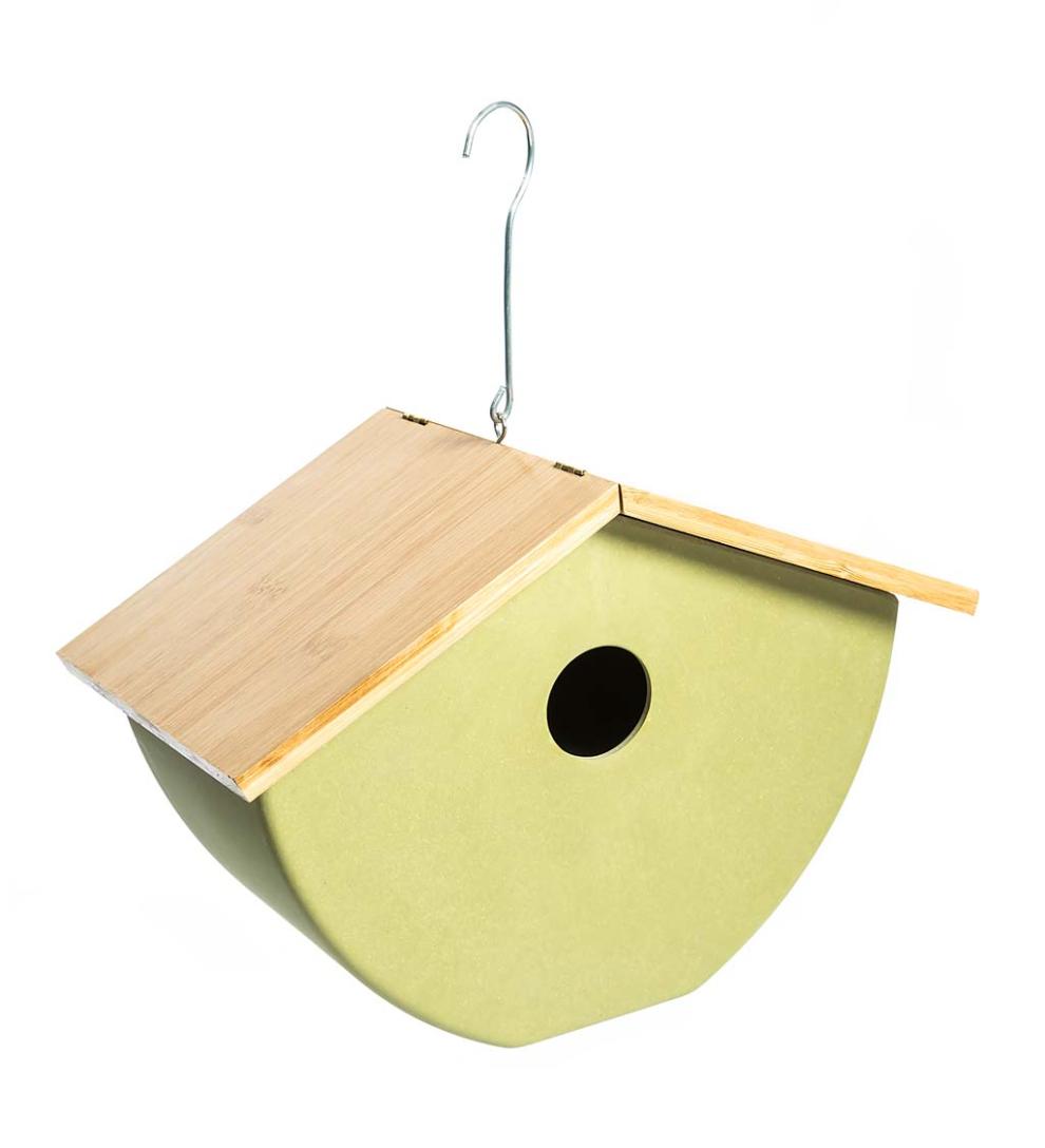Plow &amp; Hearth Birdhouses | Yard &amp; Garden Full Circle Eco Conscious Hanging Bird House