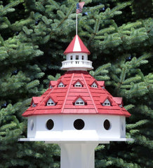 Plow &amp; Hearth Birdhouses | Yard &amp; Garden Hotel California Purple Martin Birdhouse