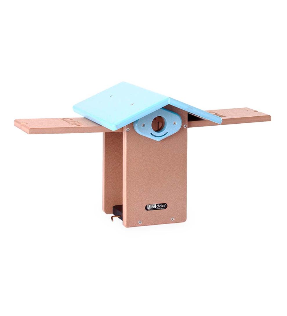 Plow &amp; Hearth Birdhouses | Yard &amp; Garden Recycled Poly-Lumber Ultimate Bluebird House