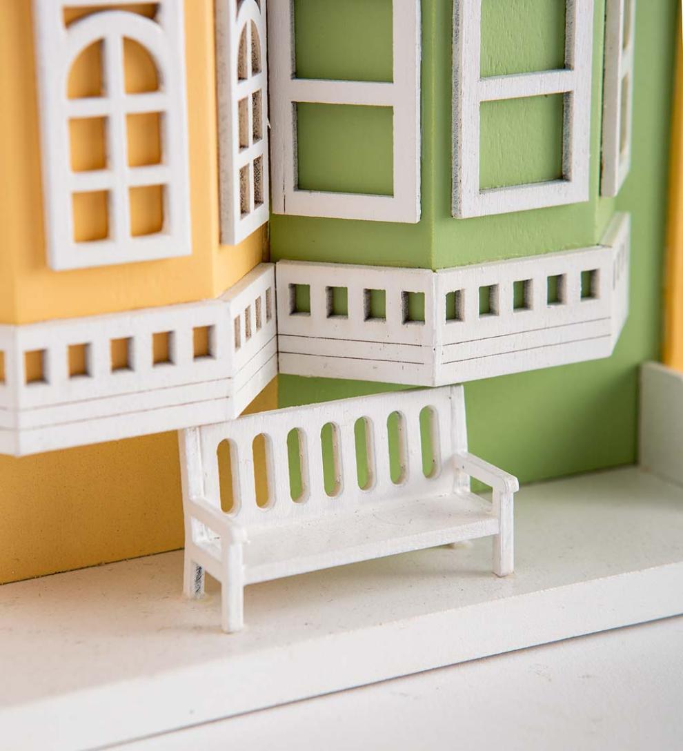 Plow &amp; Hearth Birdhouses | Yard &amp; Garden Springfield Row Triple Birdhouse With Shingled Roof