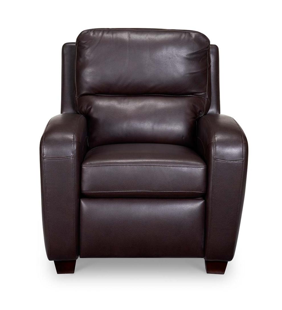 Plow &amp; Hearth Chairs &amp; Rockers | Indoor Living Brice Vegan Leather Recliner - Brown