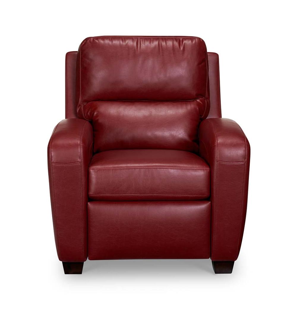 Plow &amp; Hearth Chairs &amp; Rockers | Indoor Living Brice Vegan Leather Recliner - Brown