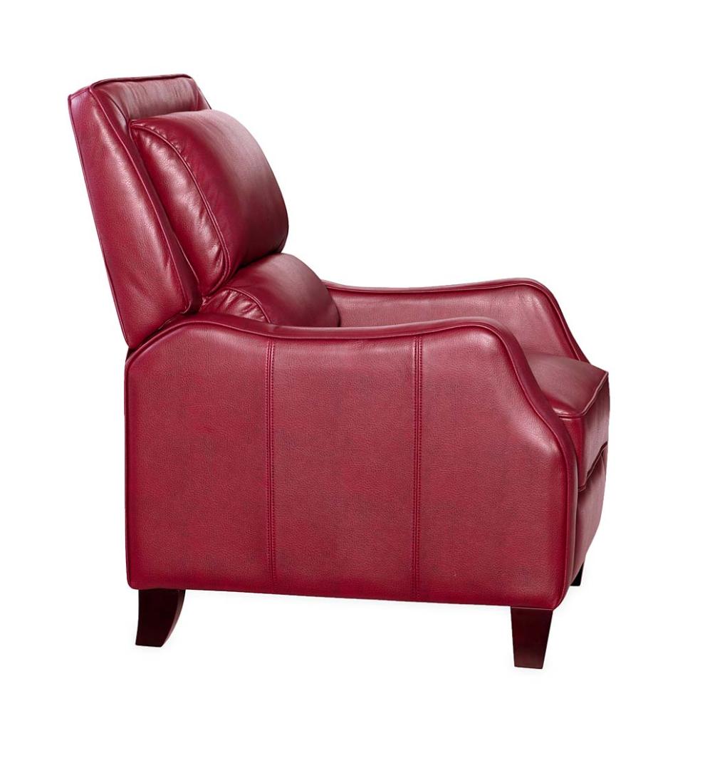 Plow &amp; Hearth Chairs &amp; Rockers | Indoor Living Duncan Vegan Leather Recliner - Brown