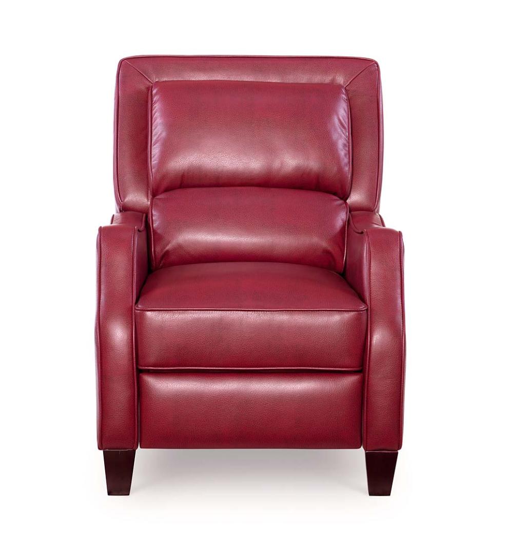 Plow &amp; Hearth Chairs &amp; Rockers | Indoor Living Duncan Vegan Leather Recliner - Brown