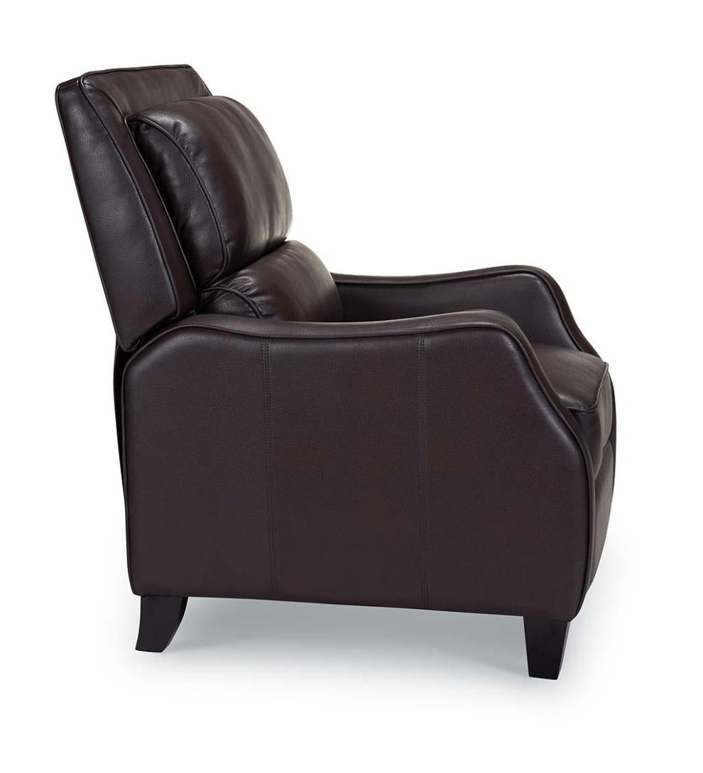 Plow &amp; Hearth Chairs &amp; Rockers | Indoor Living Duncan Vegan Leather Recliner - Brown