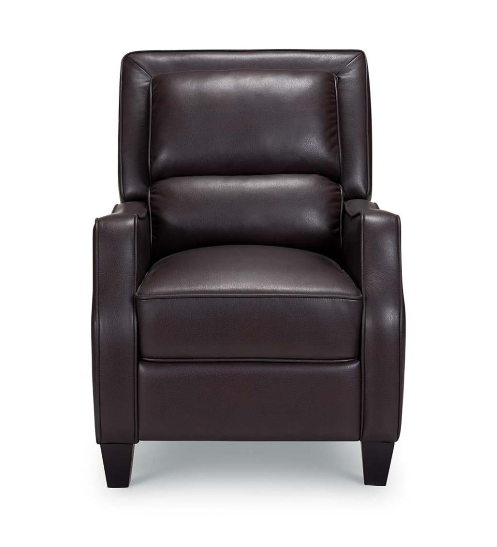 Plow &amp; Hearth Chairs &amp; Rockers | Indoor Living Duncan Vegan Leather Recliner - Brown