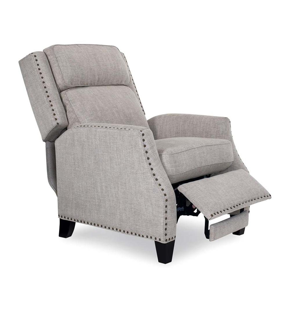 Plow &amp; Hearth Chairs &amp; Rockers | Indoor Living Lexington Hidden Recliner Arm Chair With Lumbar Support - Jovan Earth
