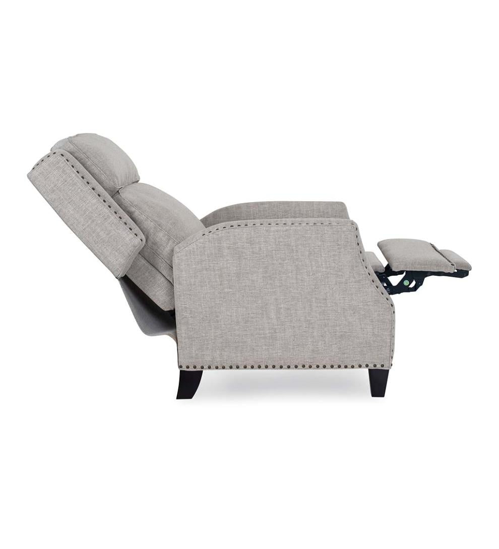 Plow &amp; Hearth Chairs &amp; Rockers | Indoor Living Lexington Hidden Recliner Arm Chair With Lumbar Support - Jovan Earth