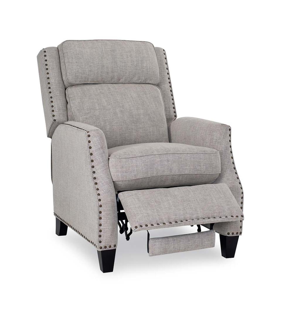 Plow &amp; Hearth Chairs &amp; Rockers | Indoor Living Lexington Hidden Recliner Arm Chair With Lumbar Support - Jovan Earth