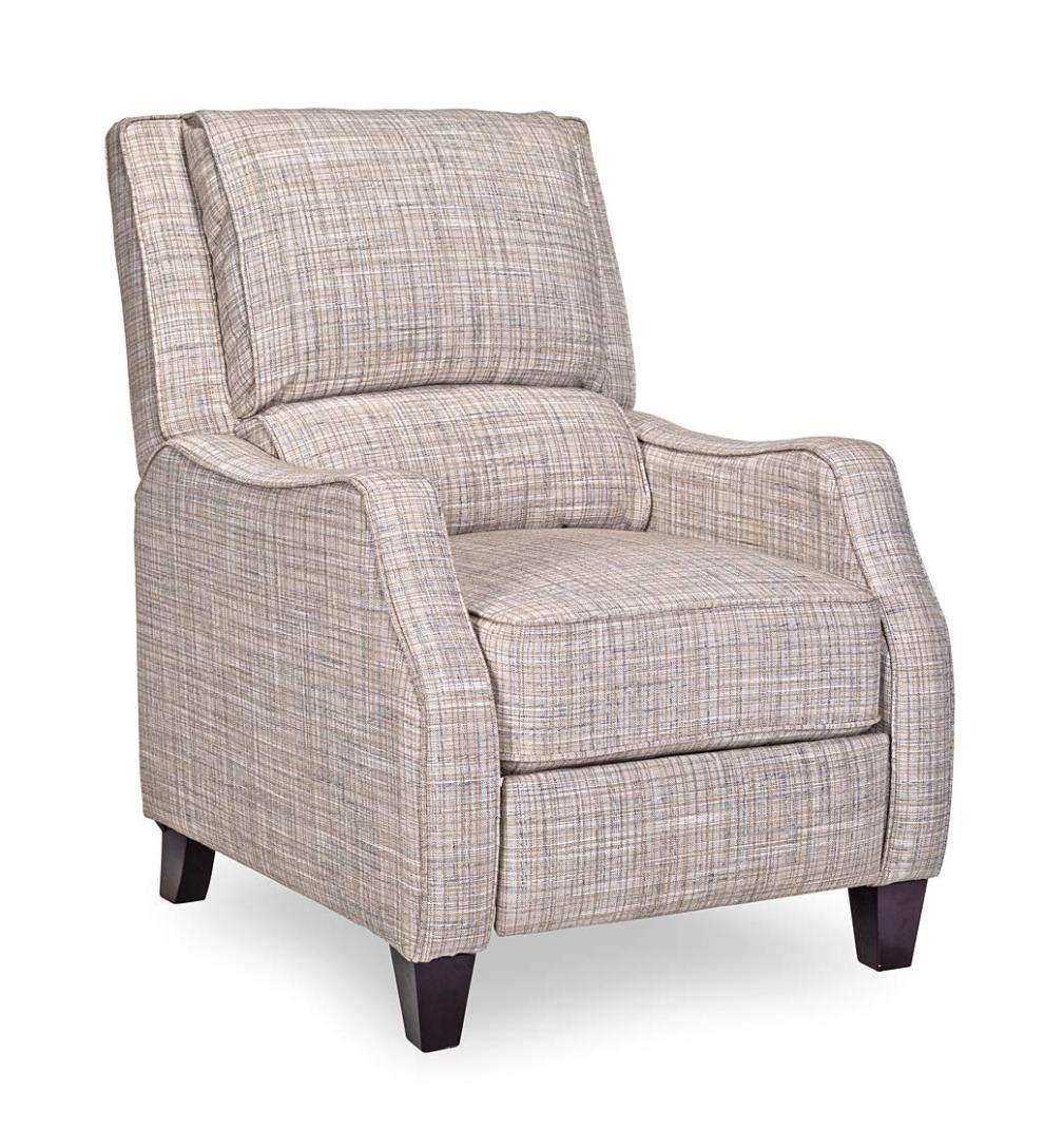 Plow &amp; Hearth Chairs &amp; Rockers | Indoor Living Timothy Linen Recliner Arm Chair - Grey