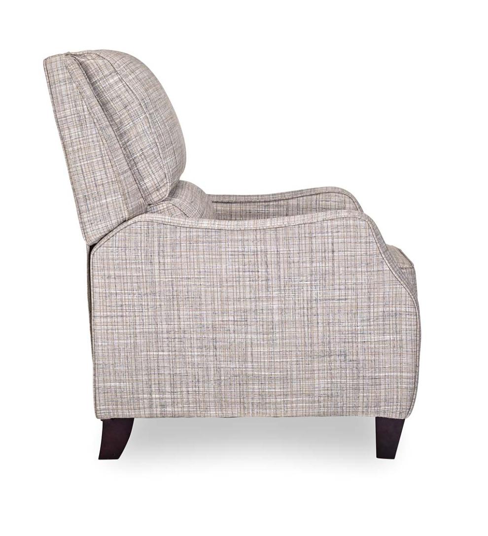 Plow &amp; Hearth Chairs &amp; Rockers | Indoor Living Timothy Linen Recliner Arm Chair - Grey