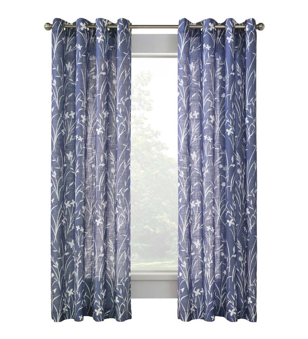 Plow &amp; Hearth Curtain Panels | Indoor Living Buckingham Grommet Curtain Panel