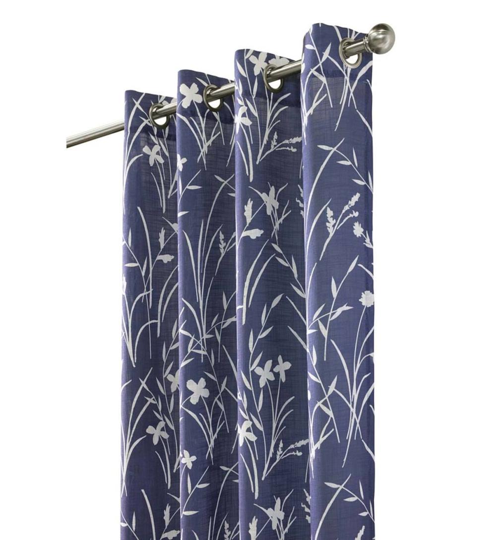 Plow &amp; Hearth Curtain Panels | Indoor Living Buckingham Grommet Curtain Panel