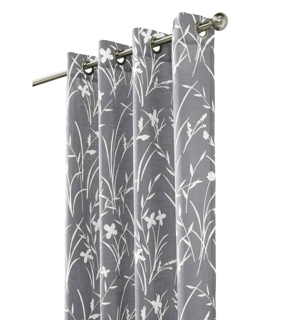 Plow &amp; Hearth Curtain Panels | Indoor Living Buckingham Grommet Curtain Panel