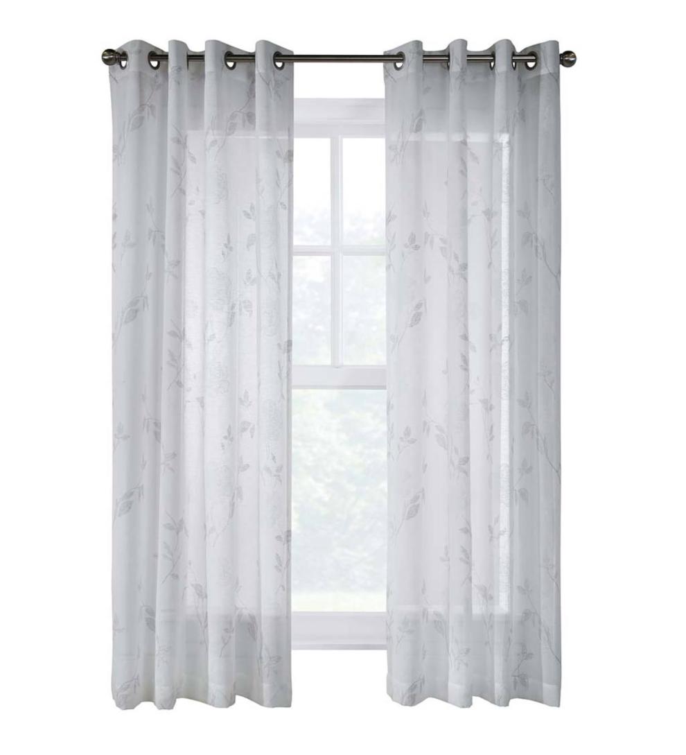 Plow &amp; Hearth Curtain Panels | Indoor Living Halifax Grommet Curtain Panel