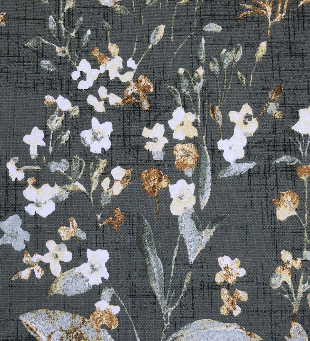 Plow &amp; Hearth Curtain Panels | Indoor Living Rockport Floral Linen-Look Curtain Pairs With Tiebacks