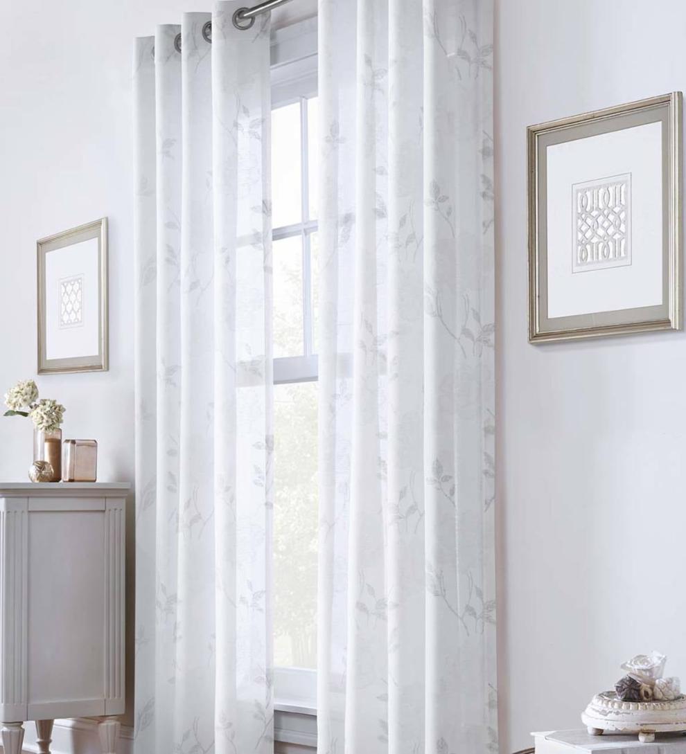 Plow &amp; Hearth Curtain Panels | Indoor Living Surry Grommet Curtain Panel