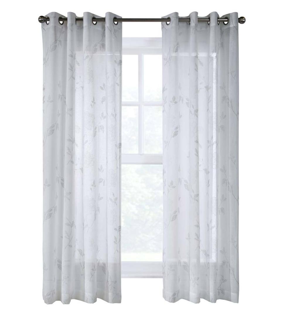 Plow &amp; Hearth Curtain Panels | Indoor Living Surry Grommet Curtain Panel