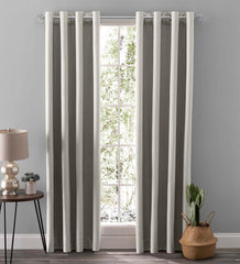 Plow &amp; Hearth Curtain Panels | Indoor Living Twilight Total Blackout Grommet Curtain Panel