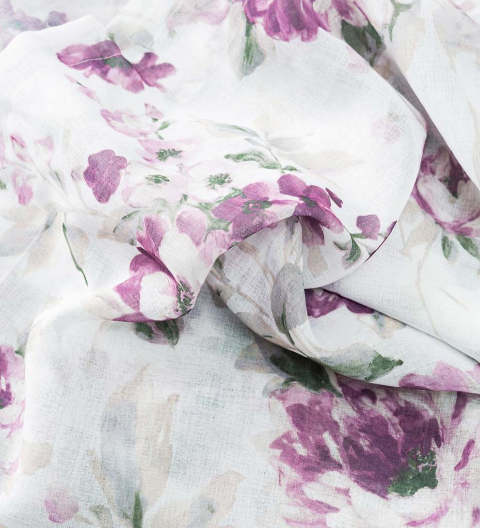 Plow &amp; Hearth Curtain Panels | Indoor Living Whimsical Sheer Rod Pocket Panel Curtains And Valance